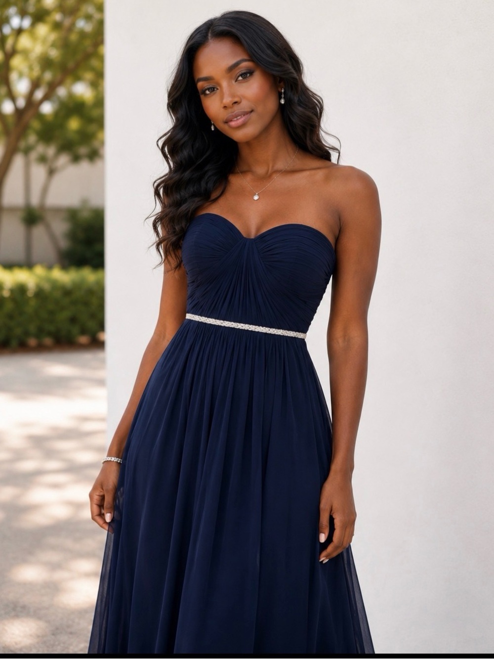 Size 0 Jenny Packham Strapless Dress